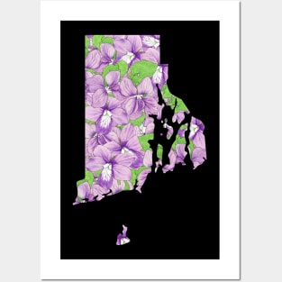 Rhode island in flowers Posters and Art